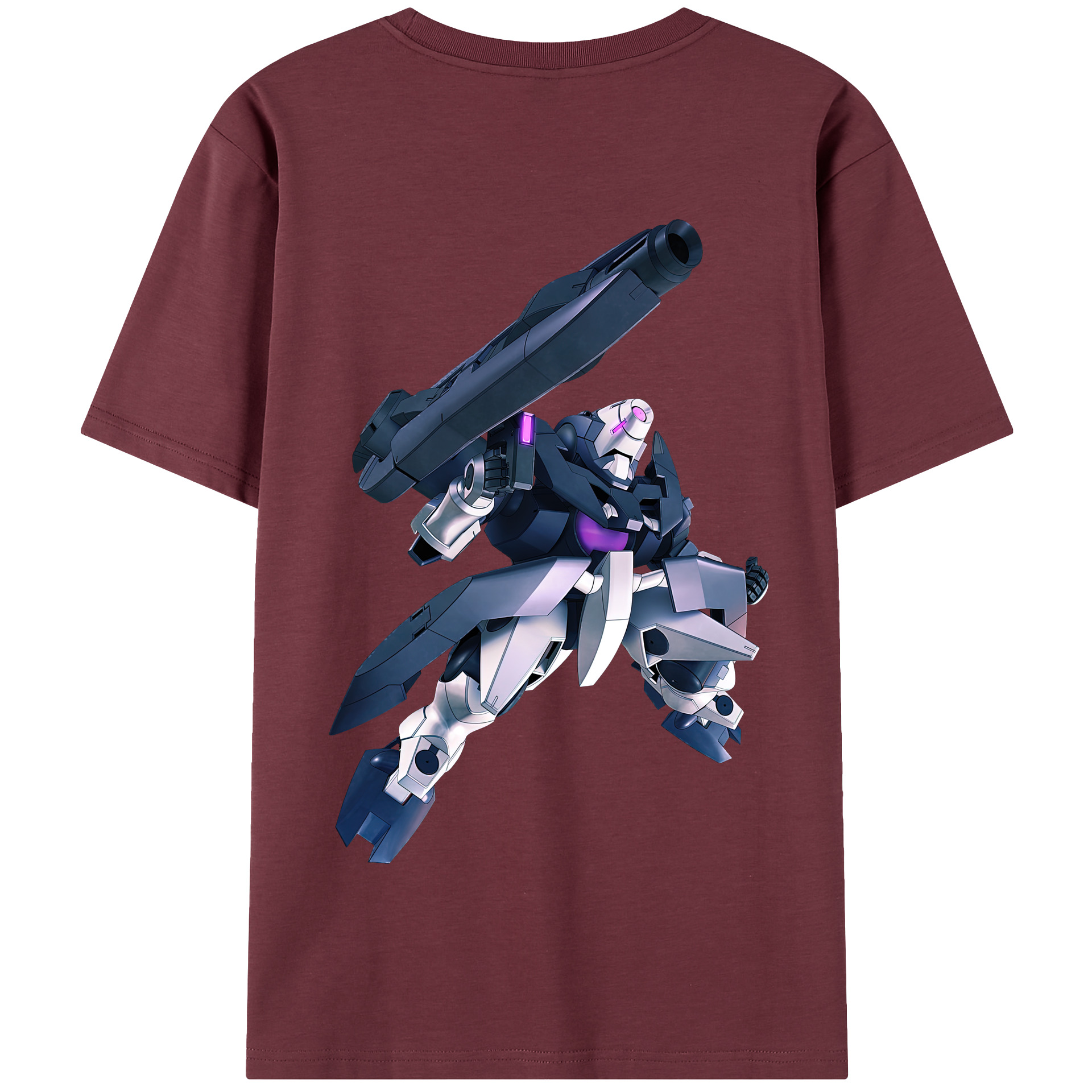 （画像用） 機動戦士ガンダム Mobile Suit Gundam 綿100％半袖Tシャツ（背面プリント）